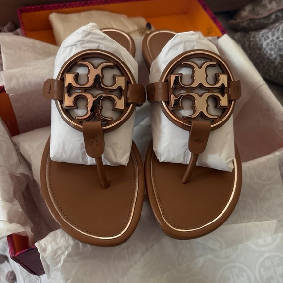 Tory Burch Shoes - Tory Burch Metal Miller Sandals